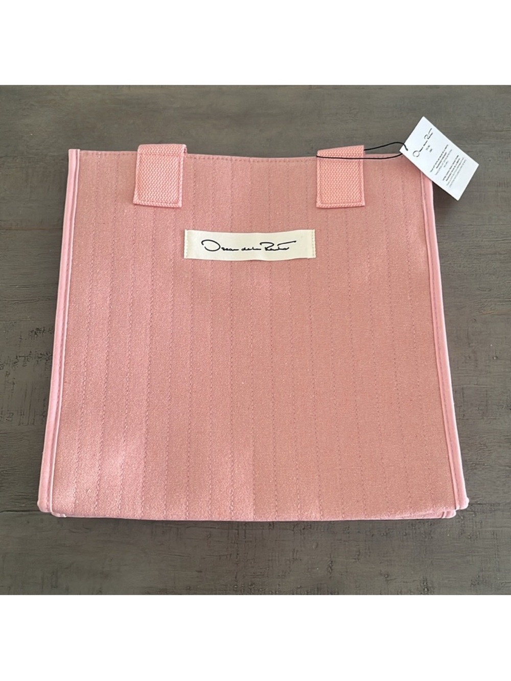 Oscar de la Renta Dusty Pink Signature Tote